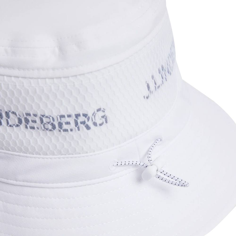 J.Lindeberg Denver Golf Bucket Hat White - SS23