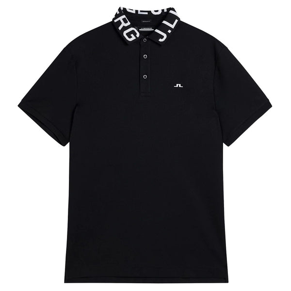 J.Lindeberg Gus Regular Golf Polo Black - 23 Men