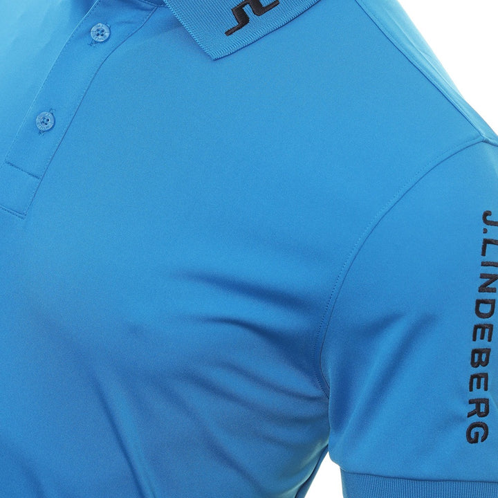 J.Lindeberg Tour Tech Regular Fit Golf Polo Brilliant Blue - 23 Men