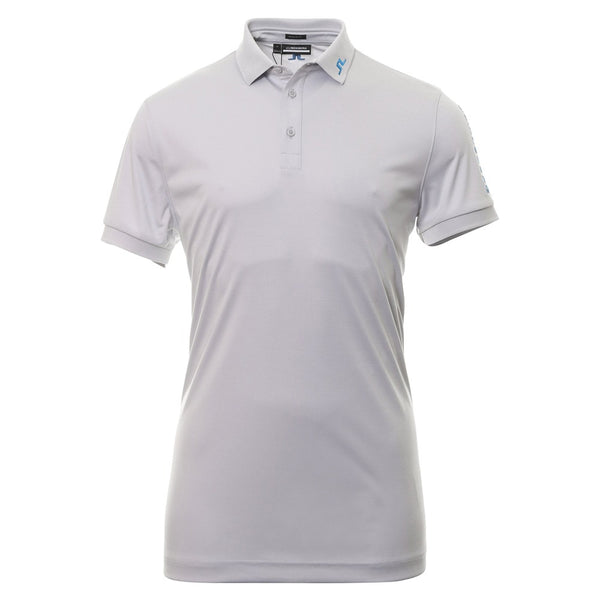 J.Lindeberg Tour Tech Regular Fit Golf Polo Light Gray Melange - 23 Men