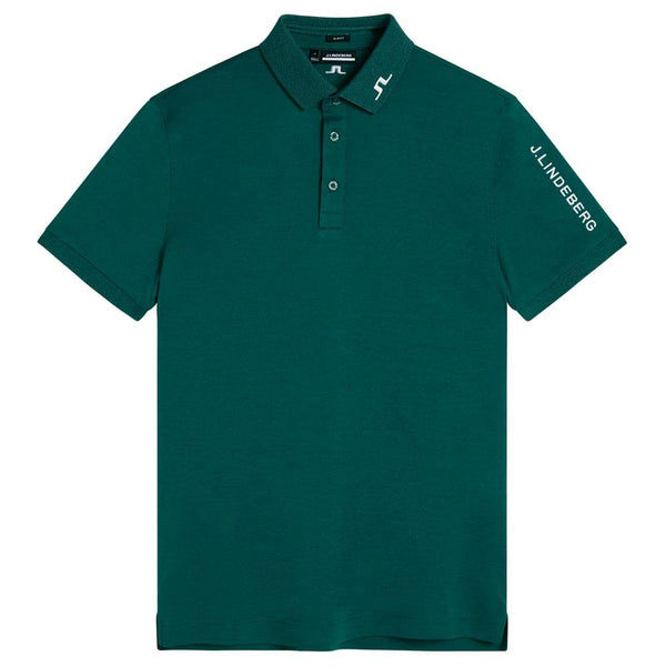 J.Lindeberg Tour Tech Regular Fit Golf Polo Rain Forest Melange - 23 Men