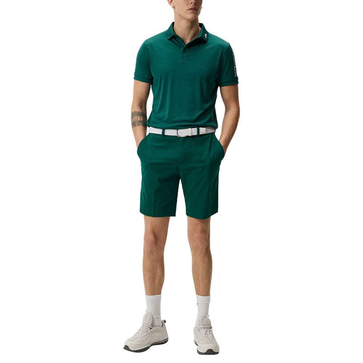 J.Lindeberg Tour Tech Regular Fit Golf Polo Rain Forest Melange - 23 Men
