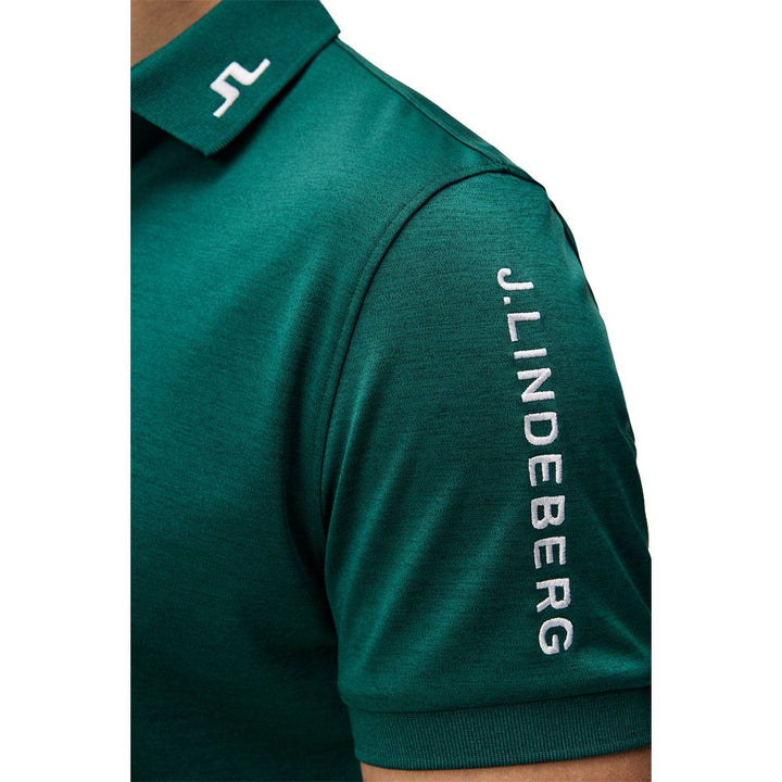J.Lindeberg Tour Tech Regular Fit Golf Polo Rain Forest Melange - 23 Men