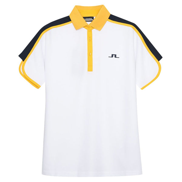 J.Lindeberg Beatrix Golf Polo White - 23 Women
