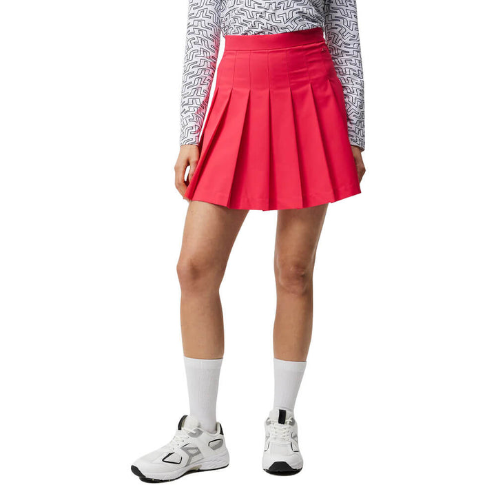 J.Lindeberg Adina Golf Skirt Azalea - SS23 Women
