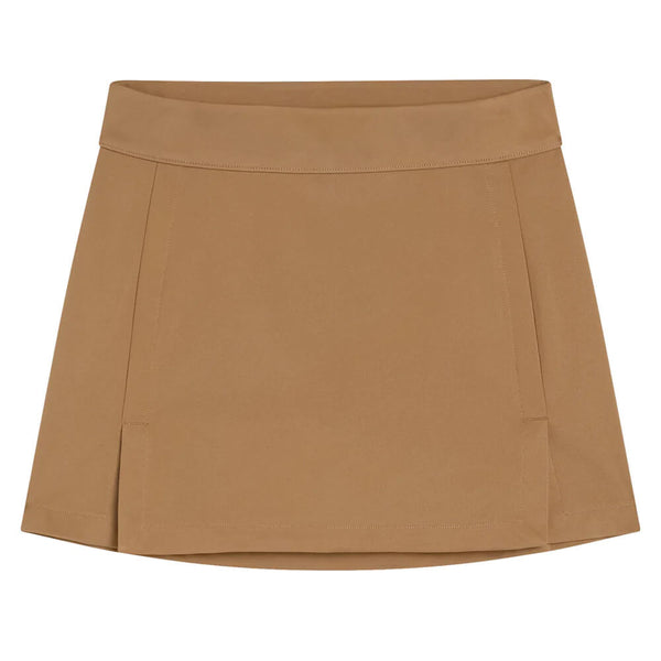 J.Lindeberg Amelie Golf Skirt Tiger Brown - 23 Women