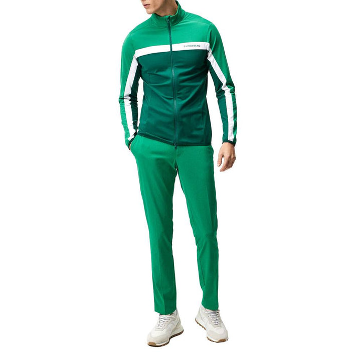 J.Lindeberg Jarvis Mid Layer Golf Jacket Rain Forest - 23 Men