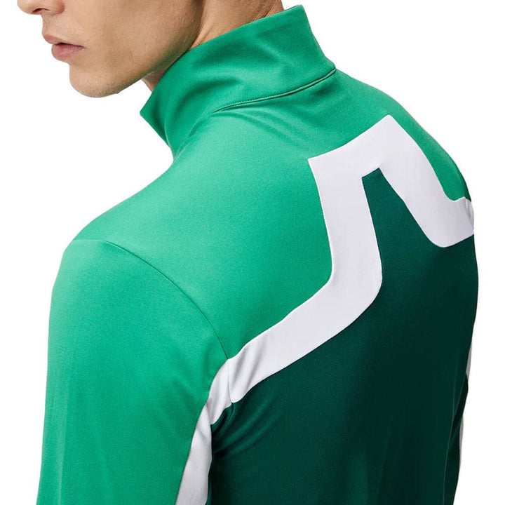 J.Lindeberg Jarvis Mid Layer Golf Jacket Rain Forest - 23 Men