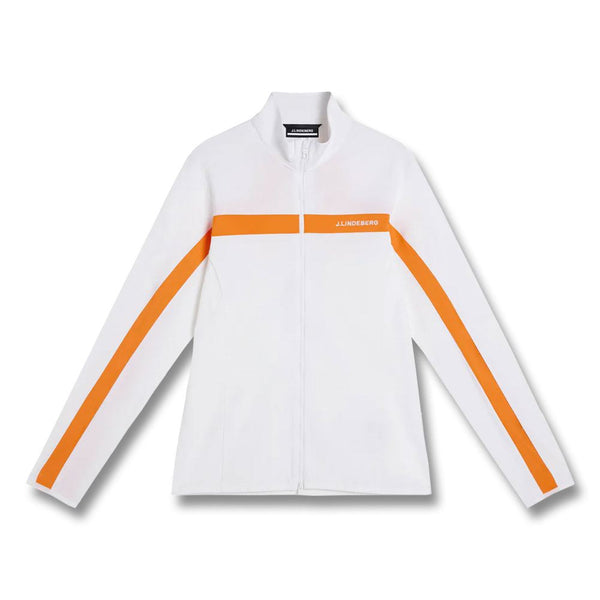 J.Lindeberg Jarvis Mid Layer Golf Jacket White - 23 Men