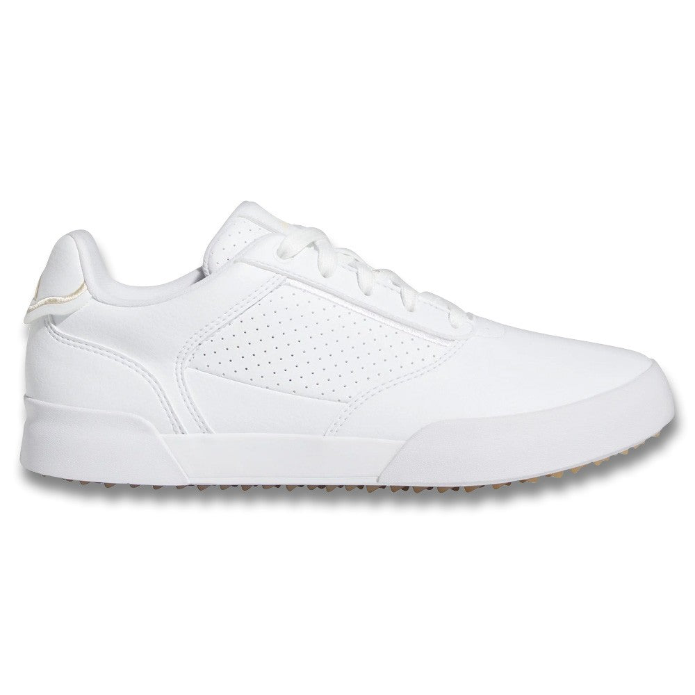 Adidas RetroCross Spikeless Golf Shoes Cloud White/Sand Strata/Gum - 23 Women