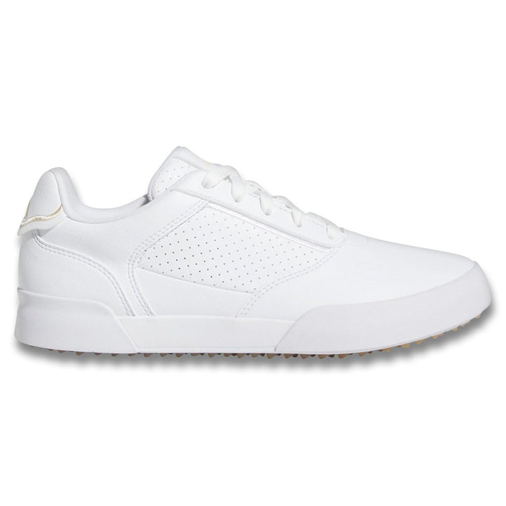 Adidas RetroCross Spikeless Golf Shoes Cloud White/Sand Strata/Gum - 23 Women