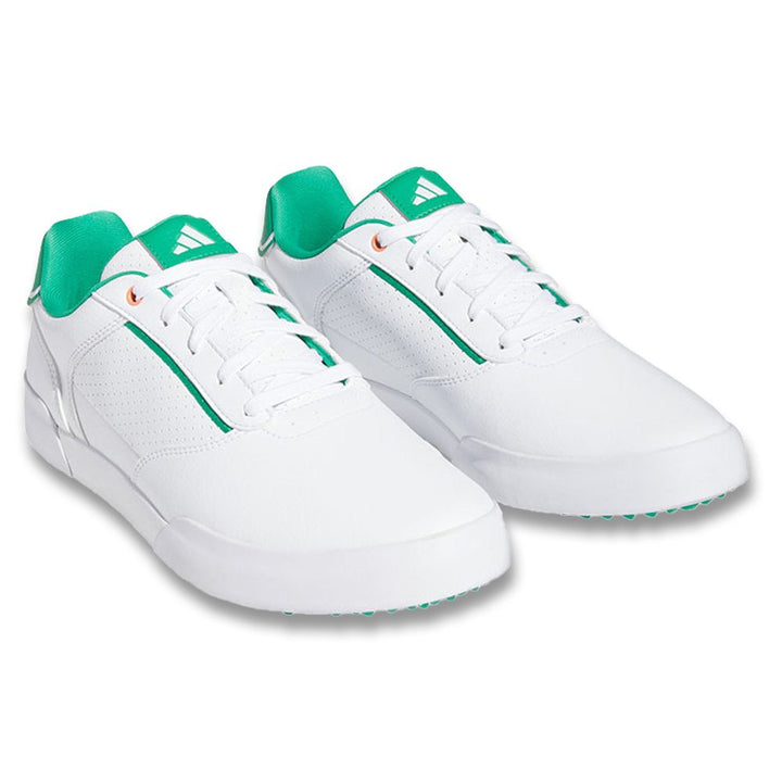 Adidas RetroCross Spikeless Golf Shoes Cloud White/Court Green/Cloud White - 23 Men