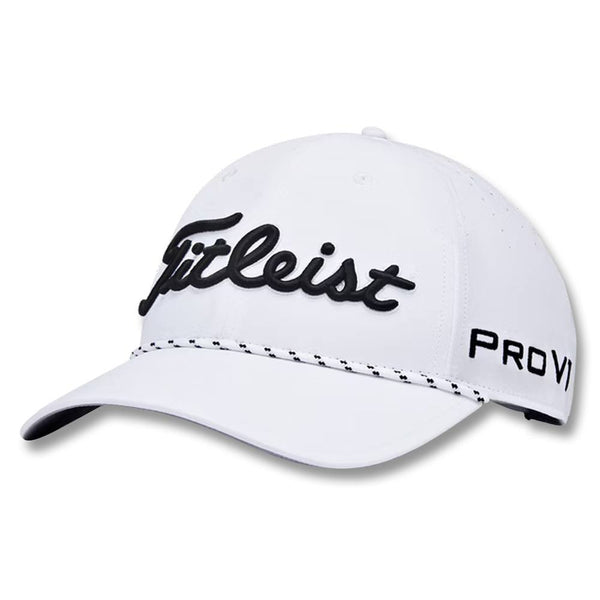 Titleist Tour Breezer Golf Cap White/Black - 23 Men