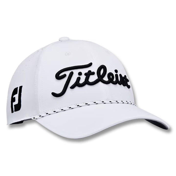 Titleist Tour Breezer Golf Cap White/Black - 23 Men