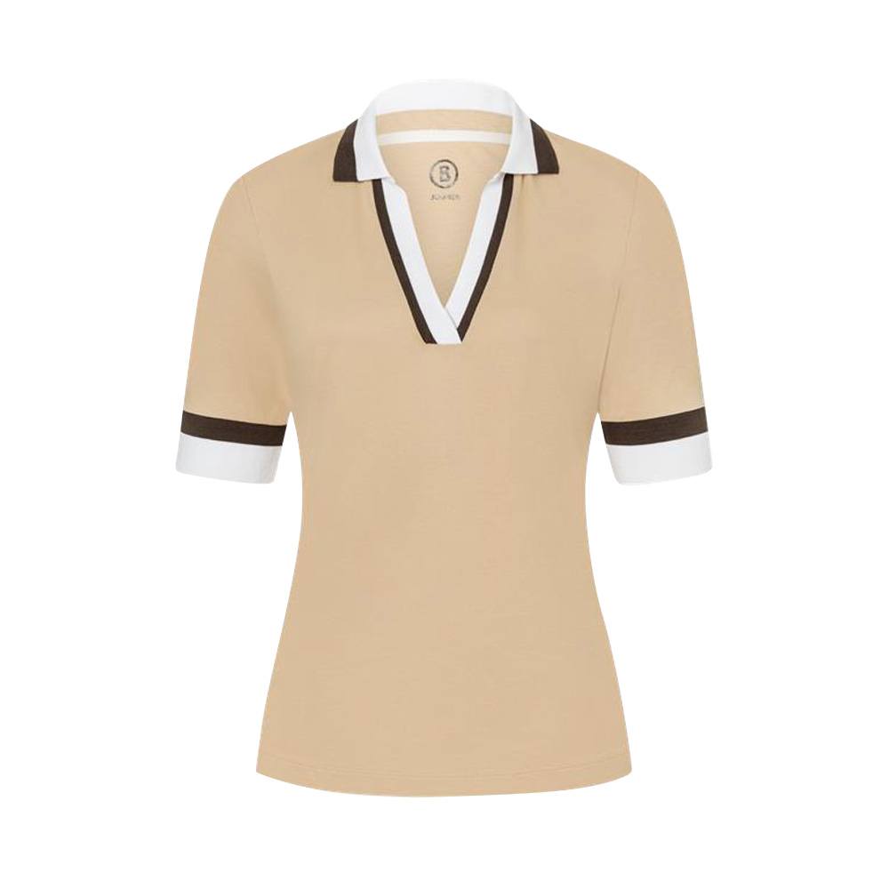 Bogner Elonie Golf Polo Desert Sand - SS23 Women
