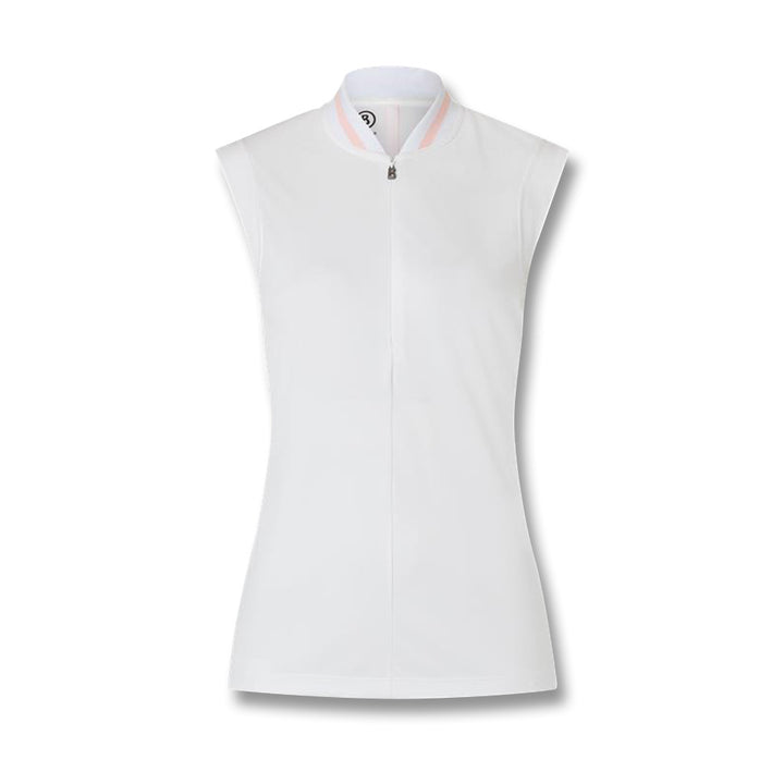 Bogner Eva Sleeveless Golf Polo White - SS23 Women