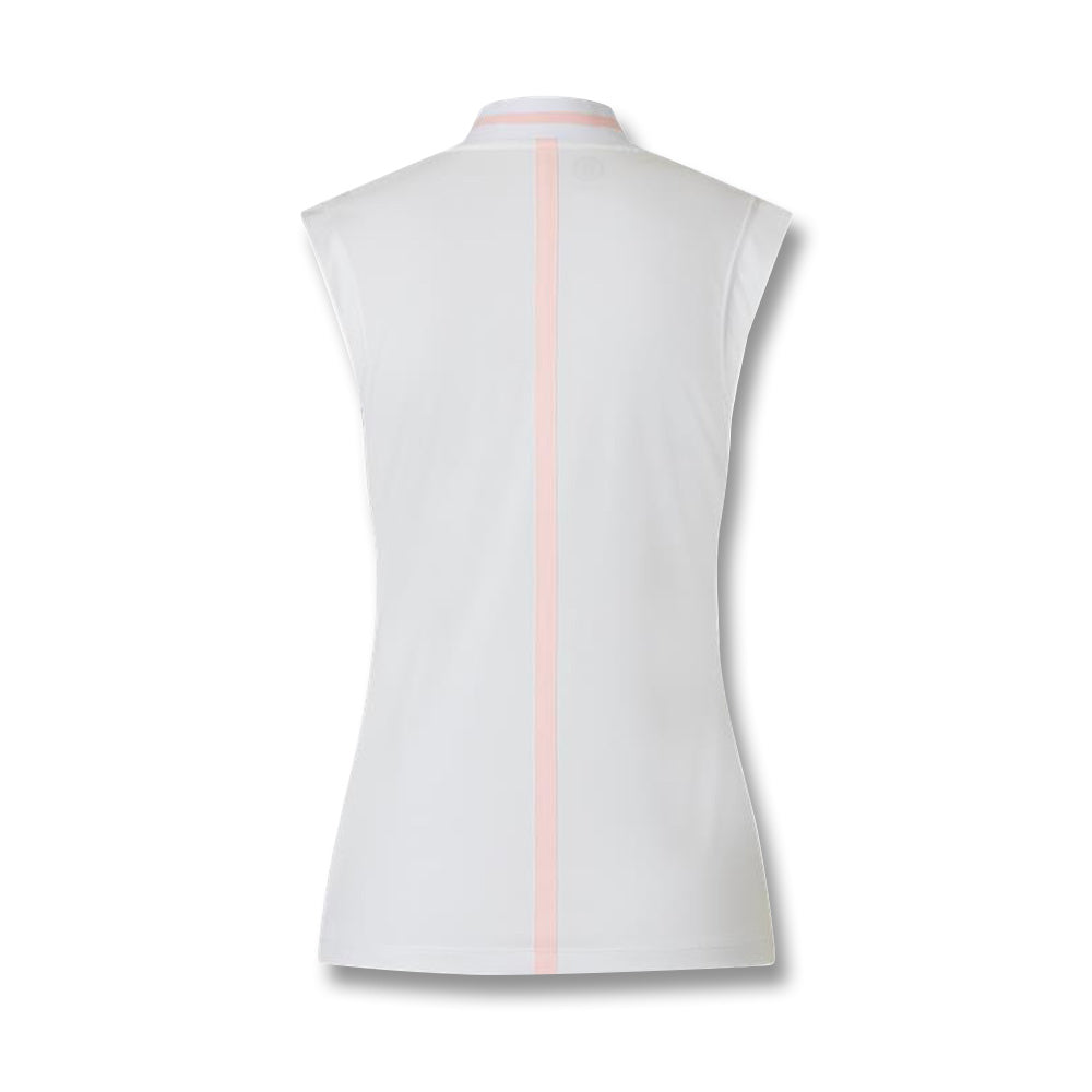 Bogner Eva Sleeveless Golf Polo White - SS23 Women