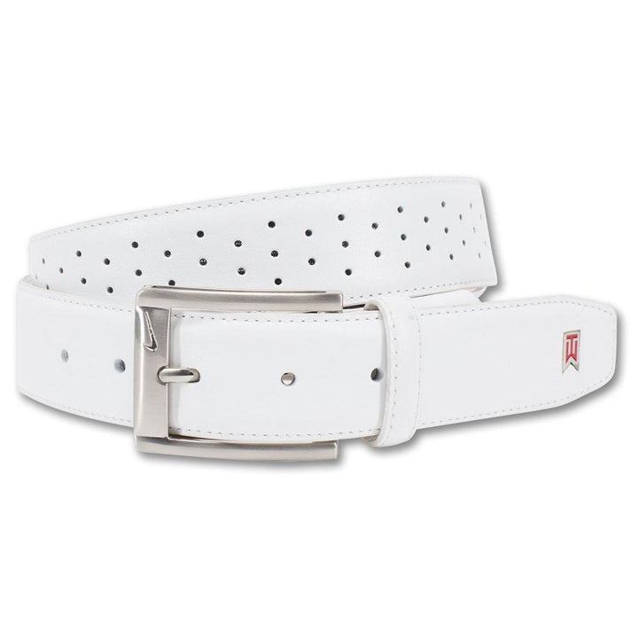 Nike TW Perforated Mesh 2 Golf Belt White - 23 Men