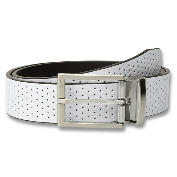 Nike Core Perforated Reversible Golf Belt White/Black - 23 Men