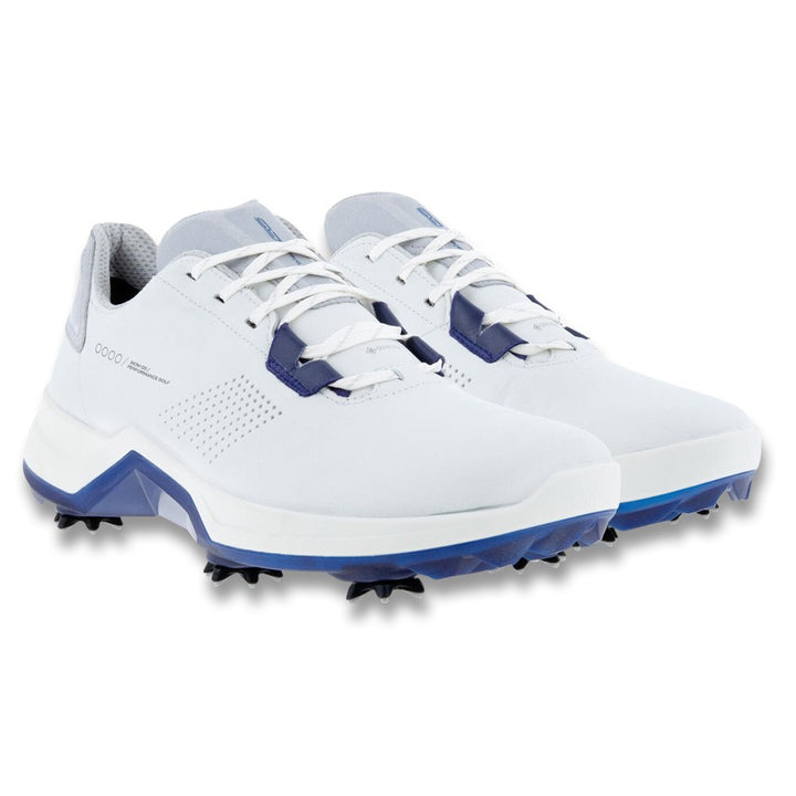 ECCO BIOM G5 Gore-Tex Golf Shoes White/Blue Depths - SS23 Men