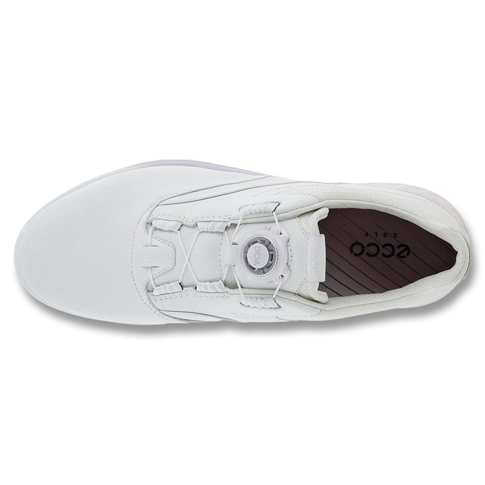 ECCO S-Three BOA Spikeless Golf Shoes White/Delicacy/White - SS23 Women