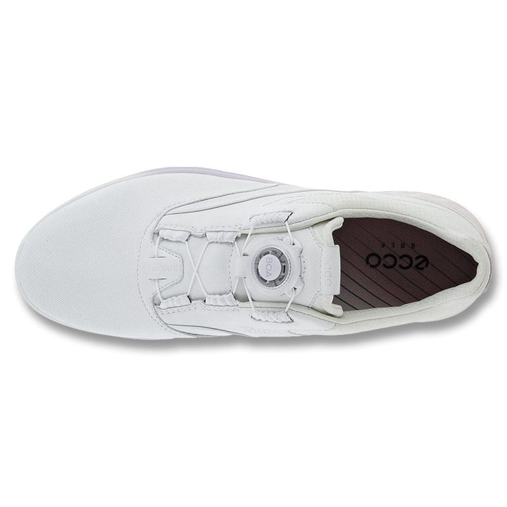 ECCO S-Three BOA Spikeless Golf Shoes White/Delicacy/White - SS23 Women