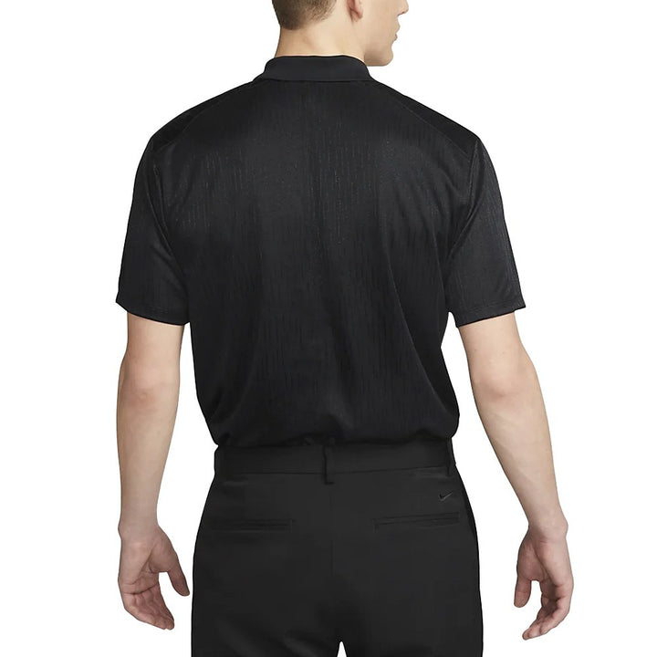 Nike Dri-FIT Victory+ Jacquard Golf Polo Black/White - 23 Men