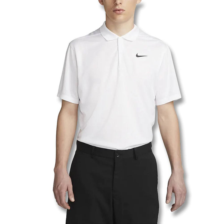 Nike Dri-FIT Victory+ Jacquard Golf Polo White/Black - 23 Men