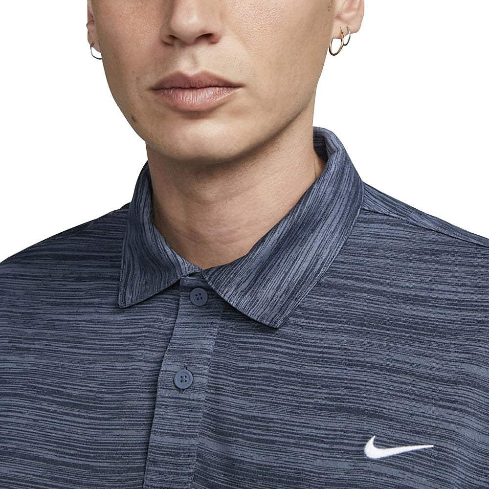 Nike Dri-FIT Unscripted Heather Golf Polo Diffused Blue/White - SS23