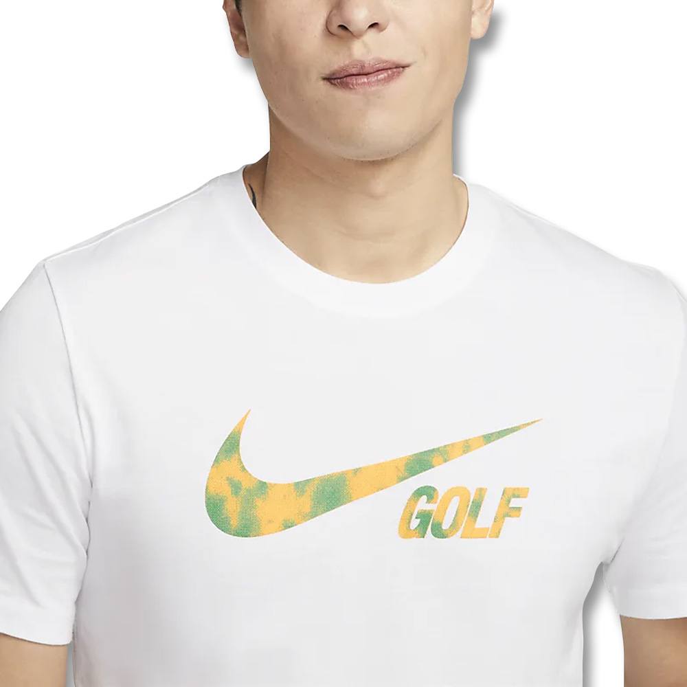 Nike Tee Swoosh Golf T-Shirt White - SS23 Men
