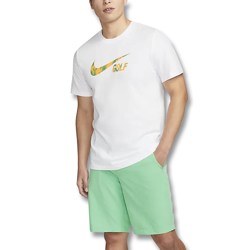Nike Tee Swoosh Golf T-Shirt White - SS23 Men