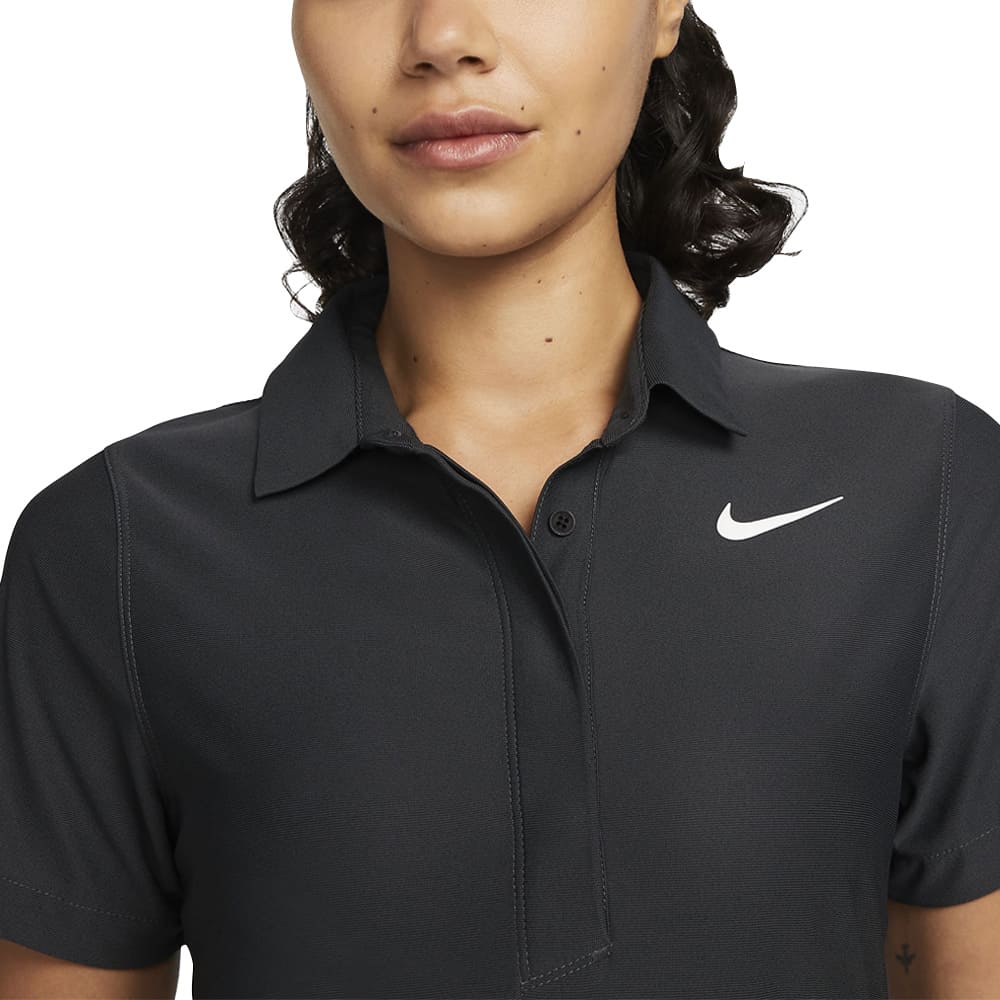 Nike Dri-FIT ADV Tour Golf Polo Black/White - SS23 Women