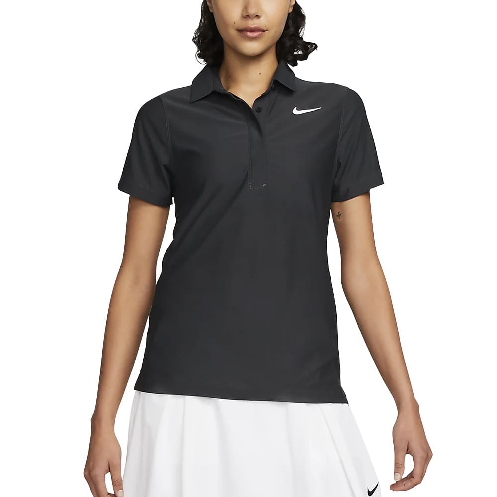 Nike Dri-FIT ADV Tour Golf Polo Black/White - SS23 Women