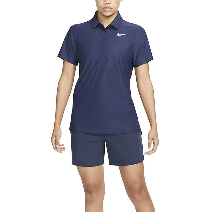 Nike Dri-FIT ADV Tour Golf Polo Midnight Navy/White - SS23 Women