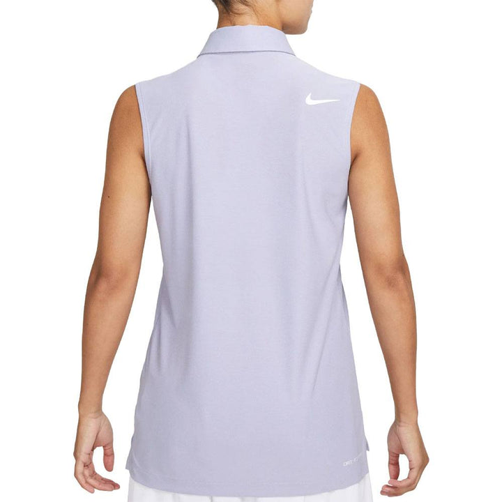 Nike Dri-FIT ADV Tour Sleeveless Golf Polo Oxygen Purple/White - SS23 Women