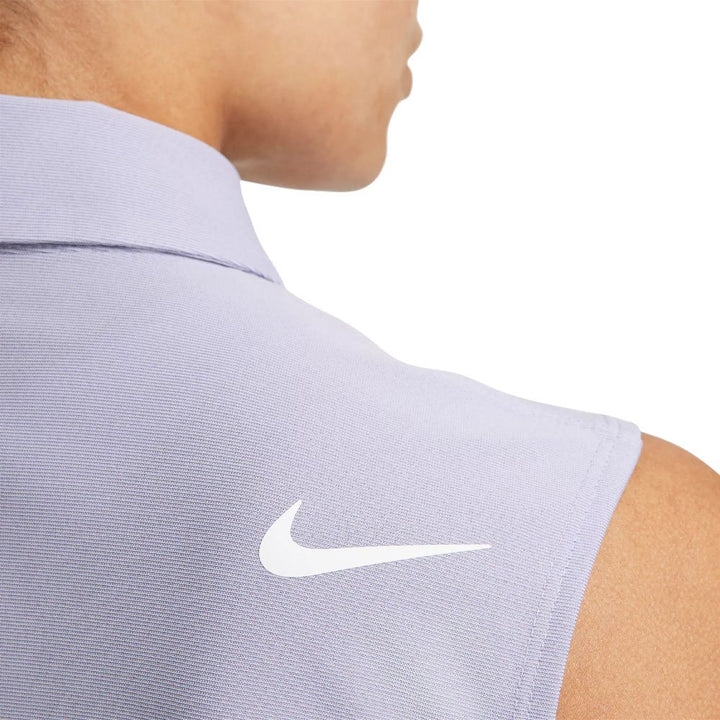 Nike Dri-FIT ADV Tour Sleeveless Golf Polo Oxygen Purple/White - SS23 Women
