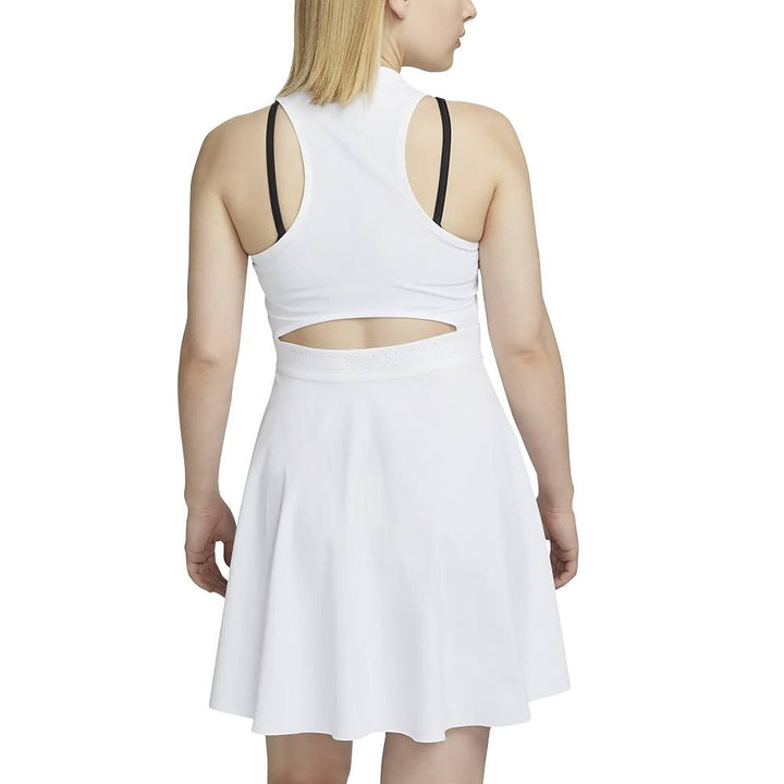Nike Dri-FIT Advantage Tennis Golf Dress White/Black - SS23 Women