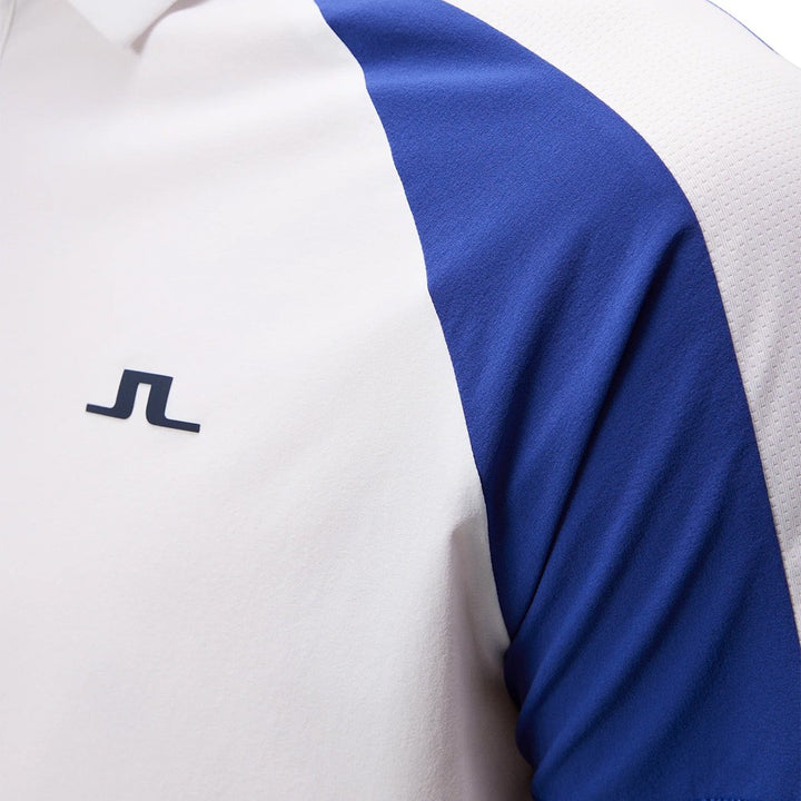 J.Lindeberg Nial Regular Fit Golf Polo White - 23 Men
