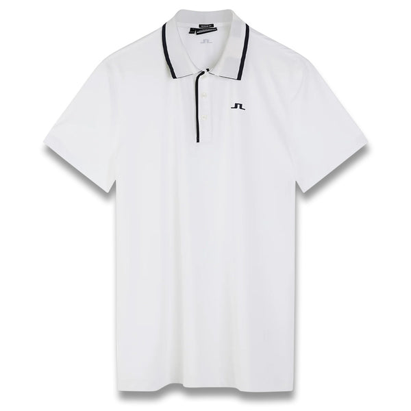 J.Lindeberg Luca Regular Fit Golf Polo White - 23 Men
