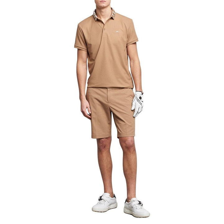 J.Lindeberg Vent Golf Shorts Tiger Brown - SS23