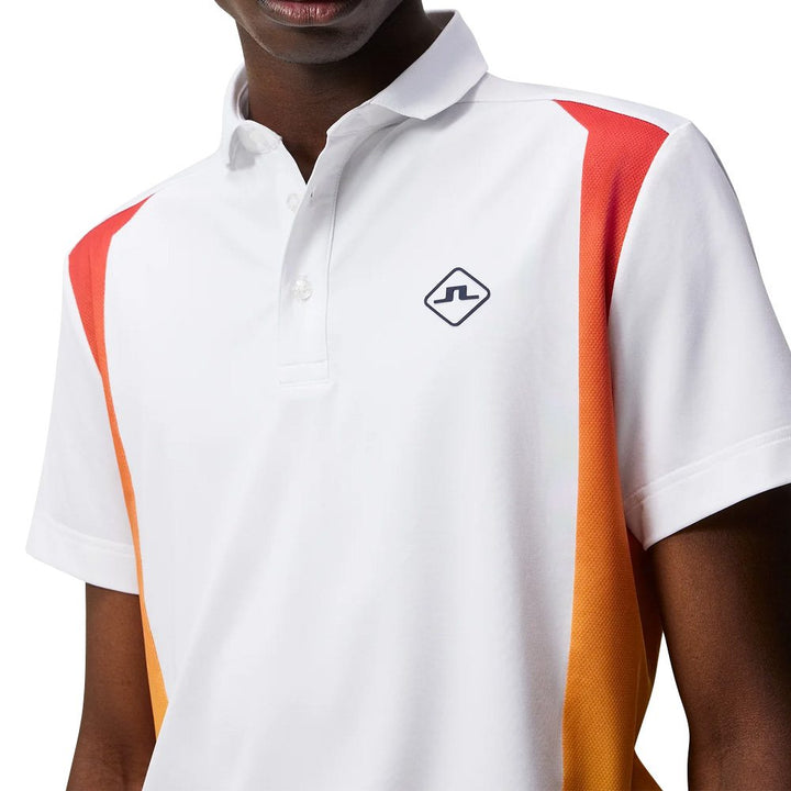 J.Lindeberg Freddy Regular Fit Golf Polo White - 23 Men