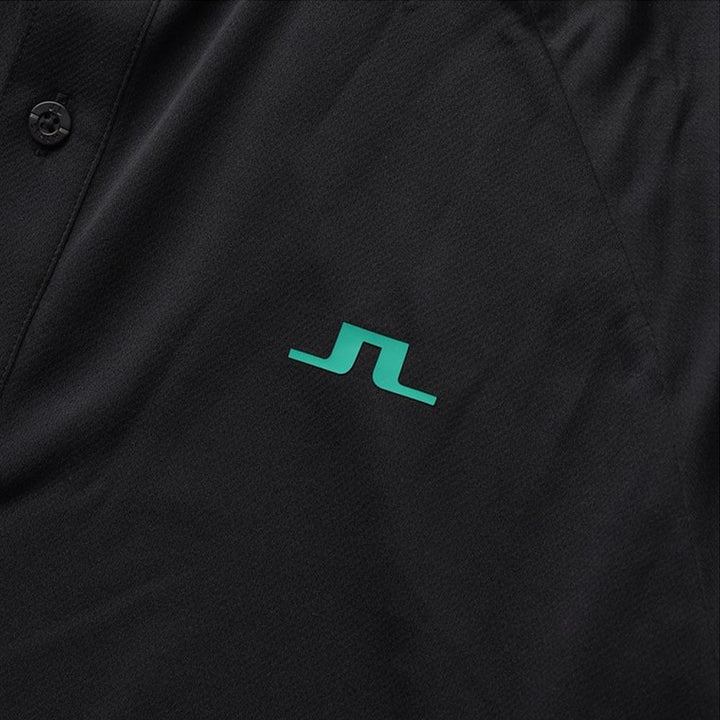 J.Lindeberg Lars Regular Fit Golf Polo Black - 23 Men