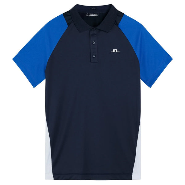 J.Lindeberg Lars Regular Fit Golf Polo Lapis Blue - 23 Men
