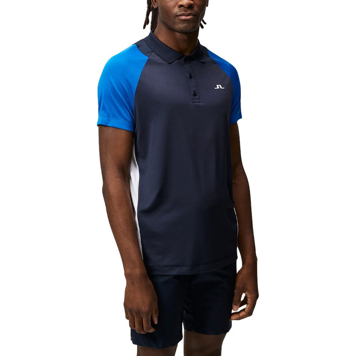 J.Lindeberg Lars Regular Fit Golf Polo Lapis Blue - 23 Men