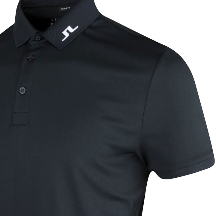 J.Lindeberg Jeff Regular Fit Golf Polo Black - 23 Men