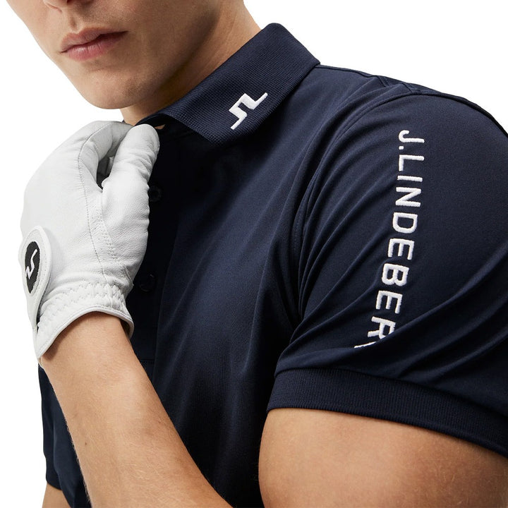 J.Lindeberg Tour Tech Slim Fit Golf Polo JL Navy - 23