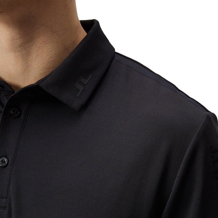 J.Lindeberg Tour Regular Fit Golf Polo Black - 23 Men