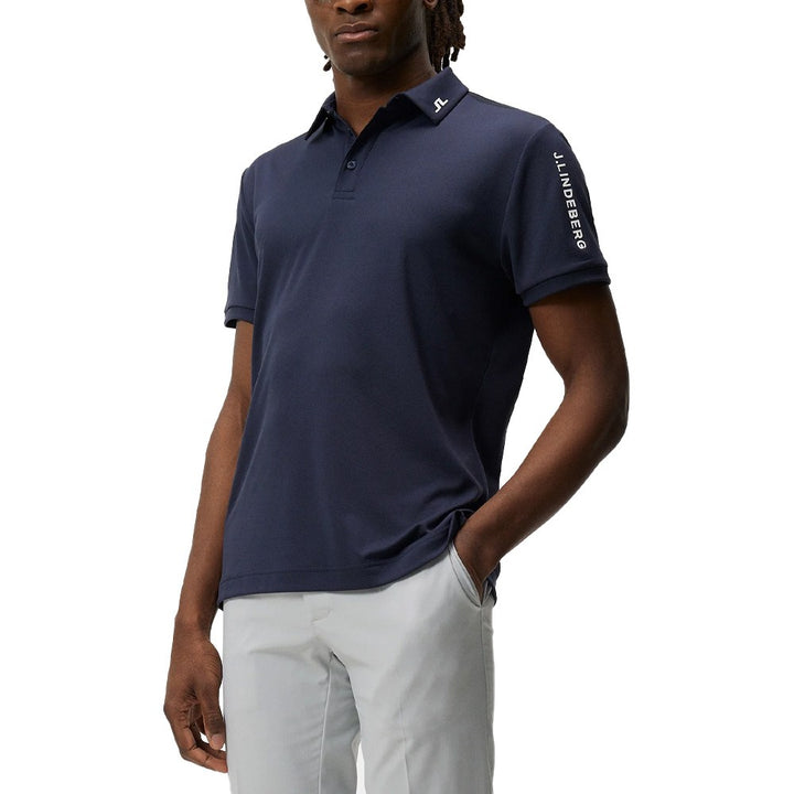 J.Lindeberg Tour Regular Fit Golf Polo JL Navy - 23 Men