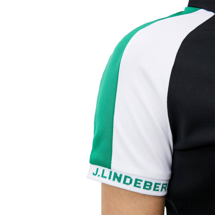 J.Lindeberg Perinne Golf Polo Black - SS23 Women