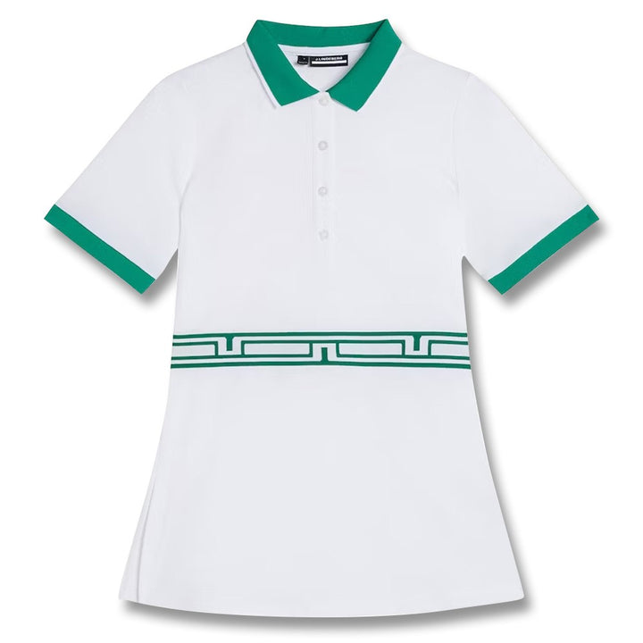 J.Lindeberg Belina Golf Polo White - SS23 Women